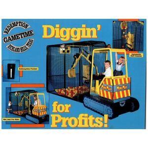 Gametime Mini Max Redemption Game Mailer 1980s Arcade Flyer